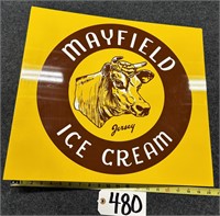 20x18 Aluminum Mayfield 2 Sided Flange Sign
