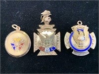 Three Lodge Pendants.