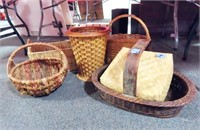 5 ASSORTED BASKETS