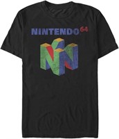 Nintendo Men's N64 Logo - KH T-Shirt, Large,