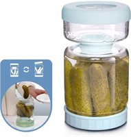 (new)WhiteRhino Pickle Jar,Glass Pickle Container