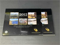 2012 US Mint America the Beautiful Quarter Unc Set