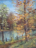 Shirley Kincade Indianapolis Oil on Canvas 1976