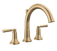 Delta Saylor Champagne Bronze Roman Bathtub Faucet