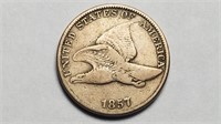1857 Flying Eagle Cent Penny High Grade