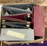 Lot of Marion Merell Dow Inc. binders-misc sizes