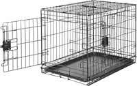 30x19x21 Black Foldable Dog Crate