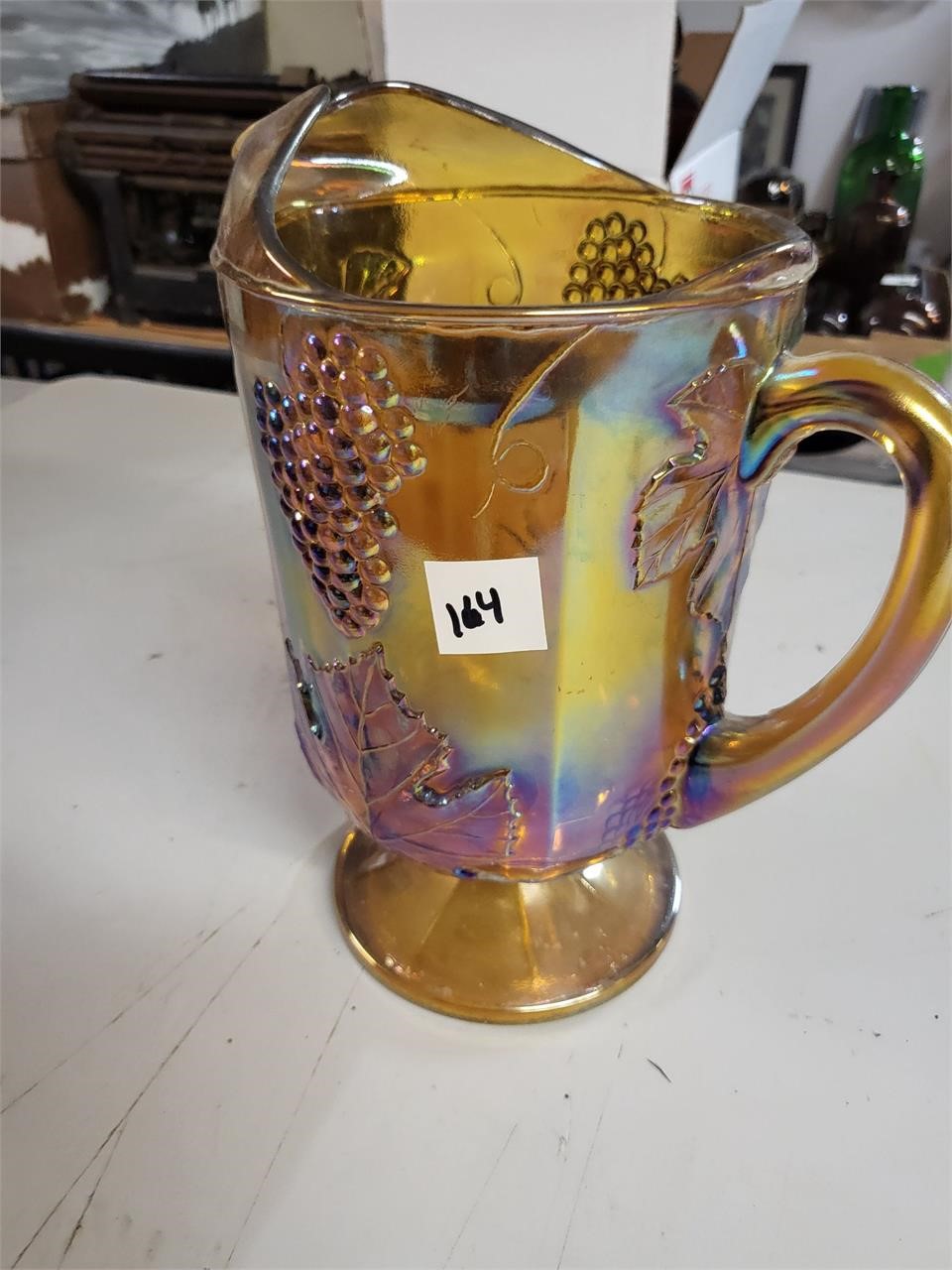 Carnival Glass Pitcher