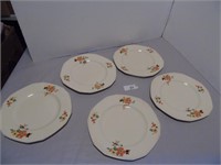 Set of 5 plates