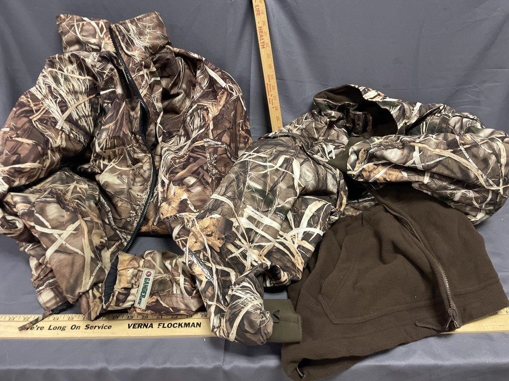 Camo hunting jackets