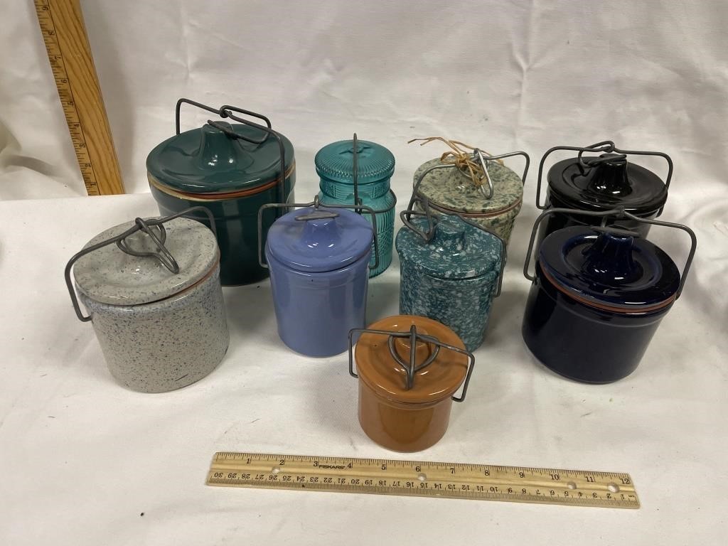 Assortment of jars