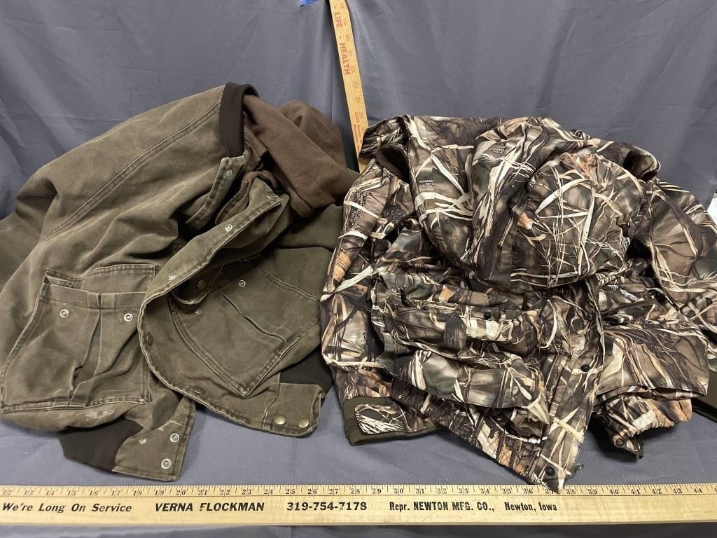 Camo and work jacket