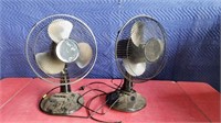 Lot of 2 Table Fans