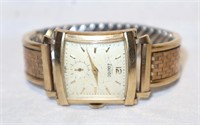 vintage Zodiac gold filled men's wrist watch
