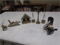 brass scales,cannon & items