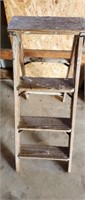 Wood 3-step Ladder