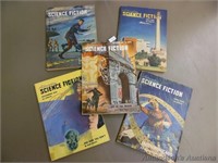 1940's-50's Science Fiction Books, Set of 5