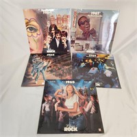 Lot of 5 SEALED Decade Eras Compilation LP Albums