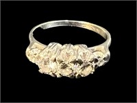 18KT WHITE GOLD LADY'S CUSTOM MADE RING