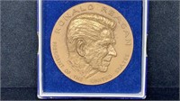 Large 3" Bronze Ronald Reagen Presidential Medal
