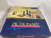 Pictionary & Chess/Checkers Game