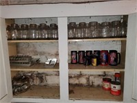 All mason jars & contents