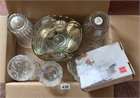 Vintage Hand Blown Glass & Servingware