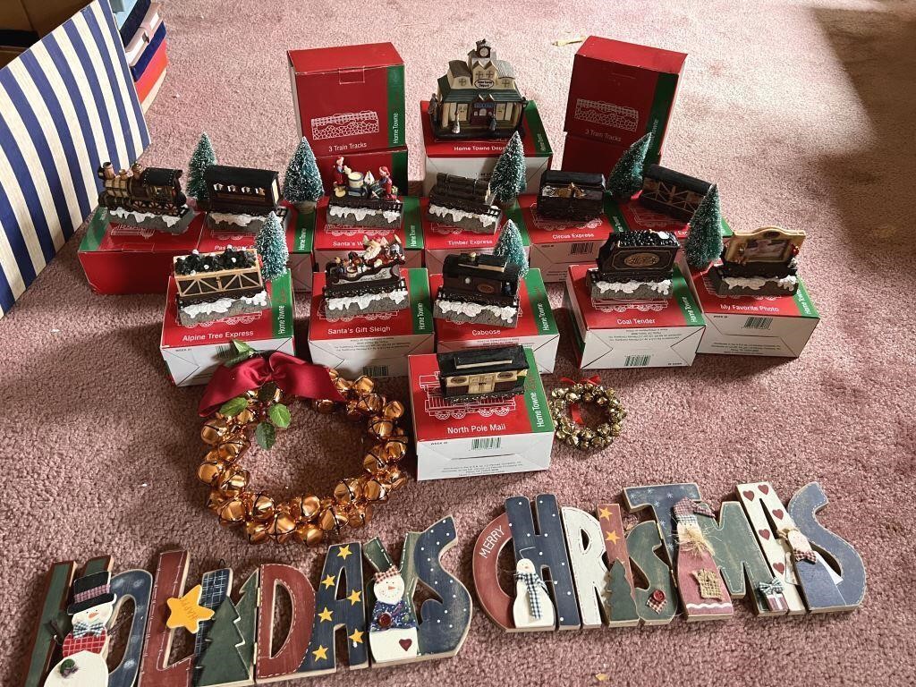Huge Lot of Holiday Decor and Trains!