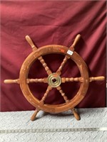 30 inch Wooden Ship/Boat Wheel