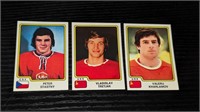 3 1979 Panini Hockey Sticker Tretjak Stastny +