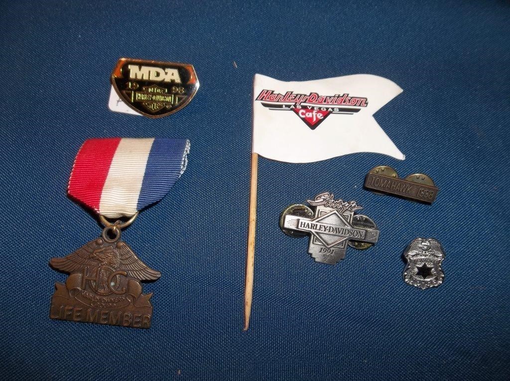 Harley Davidson Pins & Souvenirs