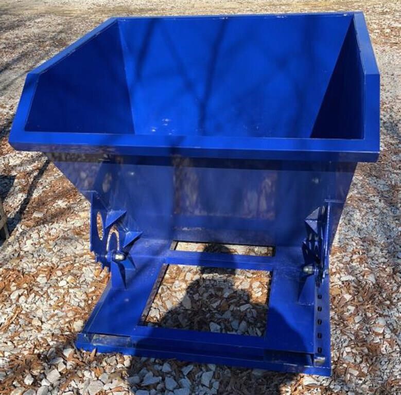 New 1 Cubic Yard Tip Dumpster
