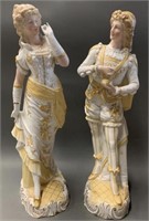 Pair of Fine German Bisque Figures