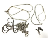 STERLING SILVER JEWELRY 45 GRAMS