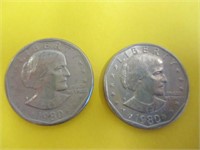 1980 Susan B Anthony Dollars