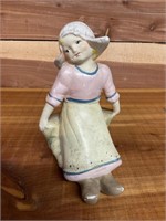 VINTAGE COVENTRY CHALKWARE GIRL FIGURE