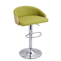 ADECO ADJUSTABLE HEIGHT BAR STOOL