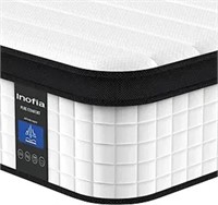 Inofia Full Mattress, 12 Inch Hybrid Innerspring