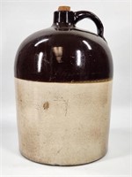 ANTIQUE TWO TONE  3-GALLON STONEWARE JUG