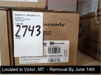 CASE OF (200) ROUNDS OF HORNADY 6MM CREEDMOOR 108