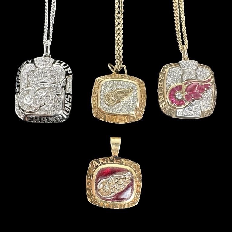 Detroit Red Wings Stanley Cup Championship Pendant