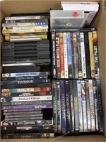 Box of DVD's 50+ & some CD's