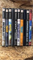 Stack of PS2 games. What you can’t see are Bass