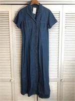 VINTAGE HARVE BENARD DENIM DRESS SIZE 10