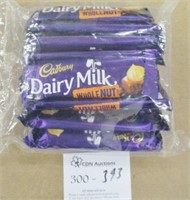 12 Pack Cadbury Dairy Milk Whole Nut Bars