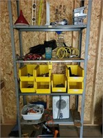 Metal Shelf, Hardware, Tools, Misc.