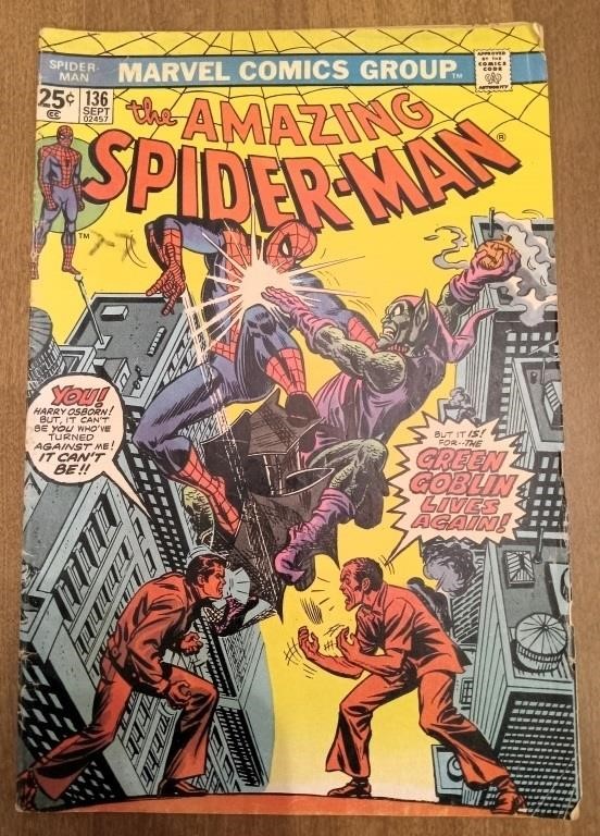 1974 Marvel: Amazing Spider-Man #136