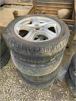 4 X 16" ALLOY RIMS & TYRES