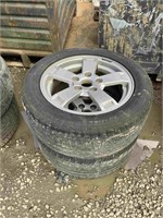 2 X 16" ALLOY RIMS & TYRES