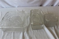 Vintage Refrigerator Boxes w/ lids